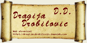 Dragija Drobilović vizit kartica